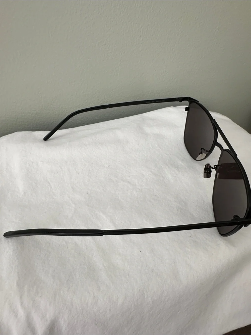 Saint Laurent Black Frame Gray Lenses Sunglasses (09)
